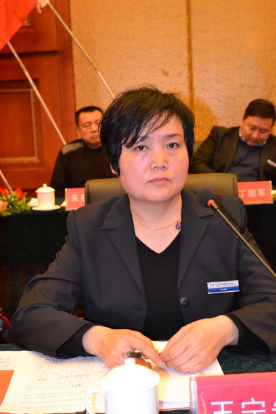 會(huì)議由營(yíng)銷總監(jiān)王寧先主持